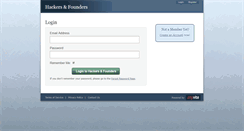Desktop Screenshot of hackersfounders.anyvite.com